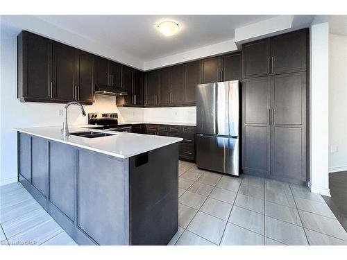 466 Blackburn Drive, Brantford, ON - Indoor Photo Showing Kitchen With Stainless Steel Kitchen With Double Sink
