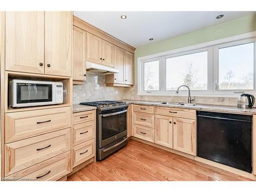 15 Greenbrook Drive, Kitchener, ON - Indoor Photo Showing Kitchen With Double Sink