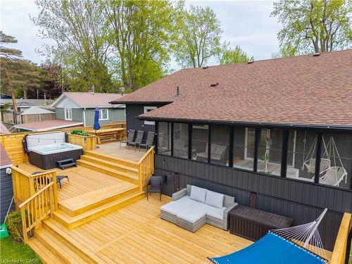 144 Woodstock Avenue, Long Point, ON - Outdoor With Deck Patio Veranda With Exterior
