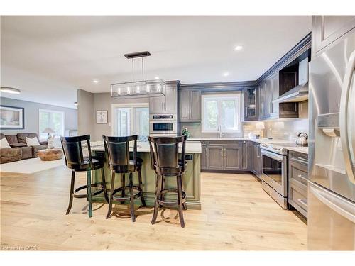 7664 Maltby Road E, Puslinch, ON - Indoor Photo Showing Kitchen With Stainless Steel Kitchen With Upgraded Kitchen