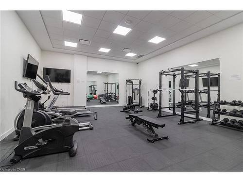 2101-104 Garment Street, Kitchener, ON - Indoor Photo Showing Gym Room