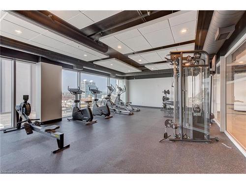 2404-60 Frederick Street, Kitchener, ON - Indoor Photo Showing Gym Room