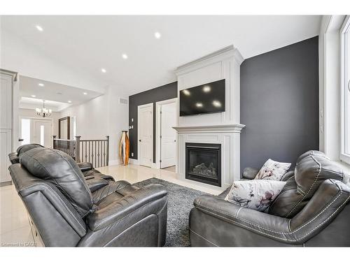 1115 Winterhalt Avenue, Cambridge, ON - Indoor Photo Showing Living Room With Fireplace