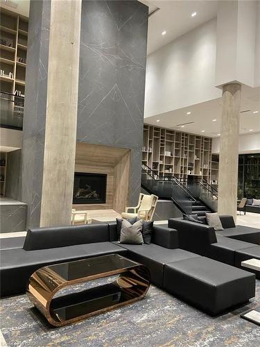 342-2450 Old Bronte Road, Oakville, ON - Indoor Photo Showing Other Room With Fireplace