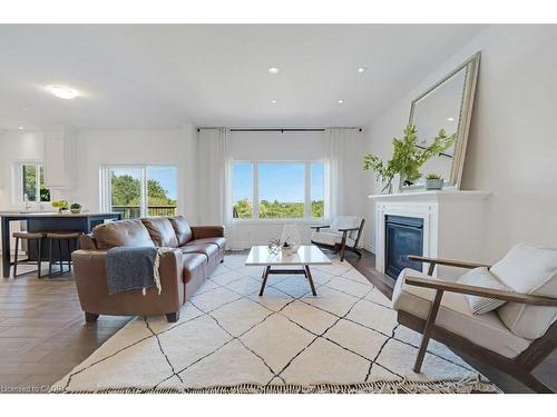160 Freure Drive, Cambridge, ON - Indoor Photo Showing Living Room With Fireplace