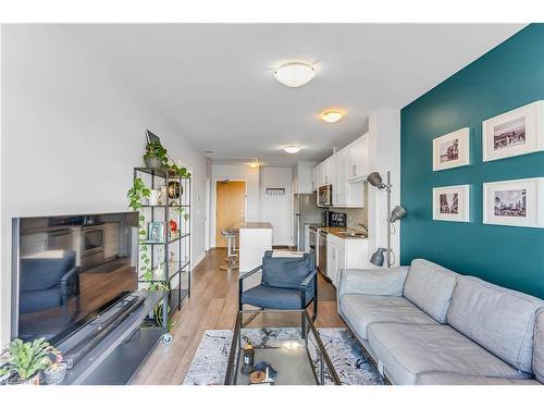 806-1 Victoria Street S, Kitchener, ON - Indoor Photo Showing Living Room With Fireplace
