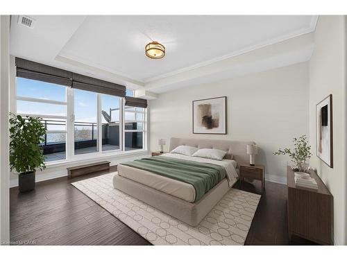 408-10 Concord Place, Grimsby, ON - Indoor Photo Showing Bedroom