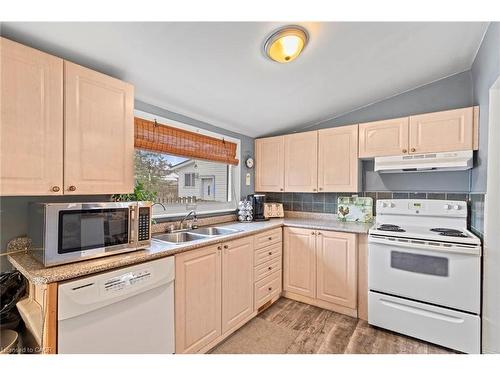 46 Adeline Avenue, Hamilton, ON - Indoor Photo Showing Kitchen With Double Sink
