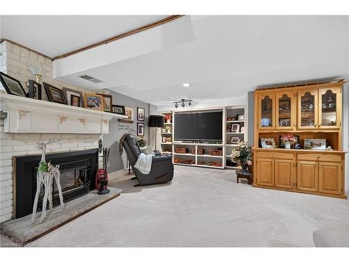 52 Lorne Avenue, Burford, ON - Indoor With Fireplace