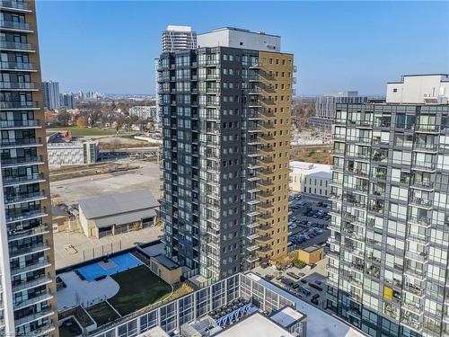 902-104 Garment Street, Kitchener, ON - Outdoor With Balcony With Facade