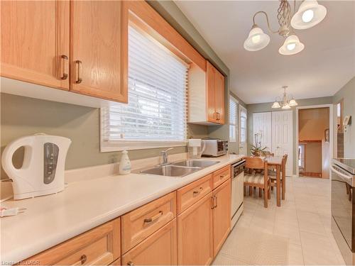 33 Manor Drive, Kitchener, ON - Indoor Photo Showing Kitchen With Double Sink
