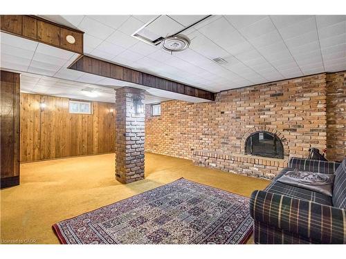 626 Iroquois Avenue, Ancaster, ON - Indoor With Fireplace