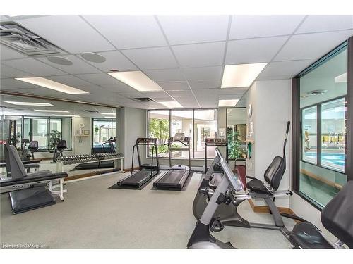 2203-6 Willow Street, Waterloo, ON - Indoor Photo Showing Gym Room