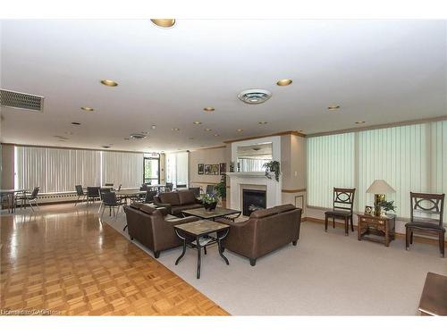 2203-6 Willow Street, Waterloo, ON - Indoor With Fireplace