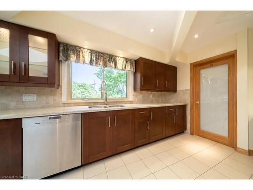 47 Westminster Avenue, Hamilton, ON - Indoor Photo Showing Kitchen With Double Sink