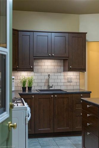 90 Blake Street, Hamilton, ON - Indoor Photo Showing Kitchen With Double Sink