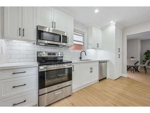 56 Dover Street, Waterloo, ON - Indoor Photo Showing Kitchen With Stainless Steel Kitchen With Upgraded Kitchen