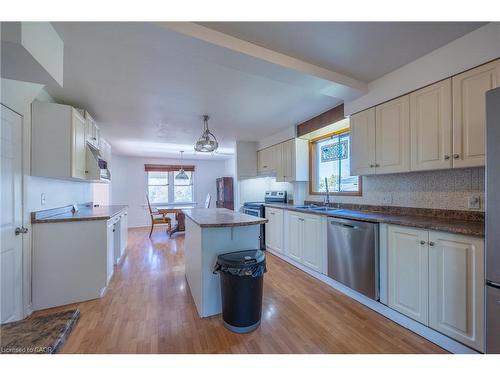 17 Mechanic Street W, Waterford, ON - Indoor Photo Showing Kitchen With Double Sink