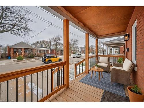 96 London Street N, Hamilton, ON - Outdoor With Deck Patio Veranda With Exterior