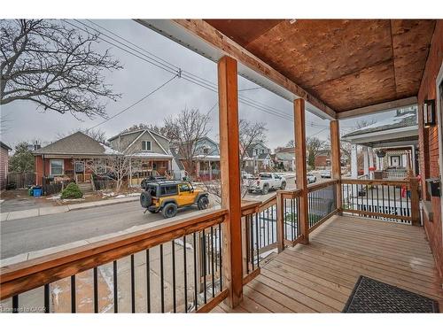 96 London Street N, Hamilton, ON - Outdoor With Deck Patio Veranda With Exterior