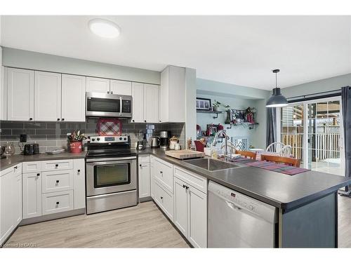80 Foxborough Drive, Ancaster, ON - Indoor Photo Showing Kitchen With Double Sink