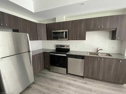 402-108 Garment Street, Kitchener, ON - Indoor Photo Showing Kitchen With Double Sink