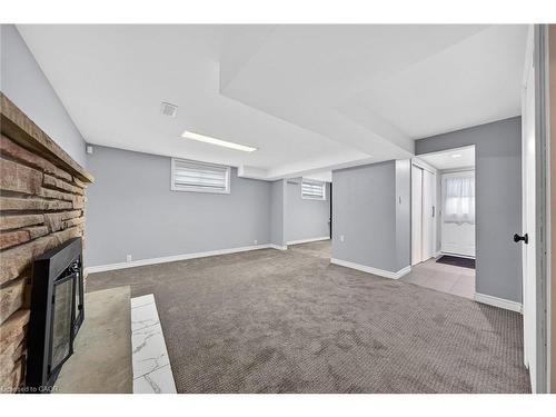 90 Pottruff Road N, Hamilton, ON - Indoor With Fireplace