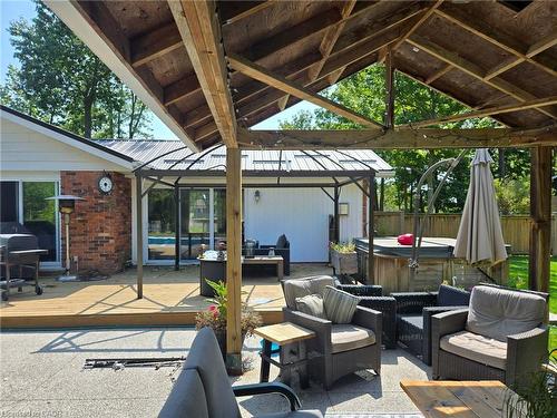7087 Rainham Road, Dunnville, ON - Outdoor With Deck Patio Veranda With Exterior