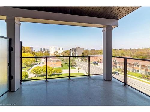 402-312 Erb Street W, Waterloo, ON - Outdoor With Balcony With View With Exterior