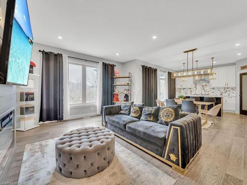 3374 Oriole Drive, London, ON - Indoor Photo Showing Living Room With Fireplace