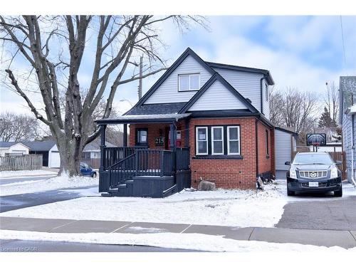 215 Walter Avenue S, Hamilton, ON - Outdoor With Deck Patio Veranda With Facade