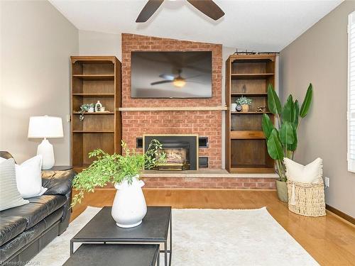 2137 Cleaver Avenue, Burlington, ON - Indoor Photo Showing Living Room With Fireplace