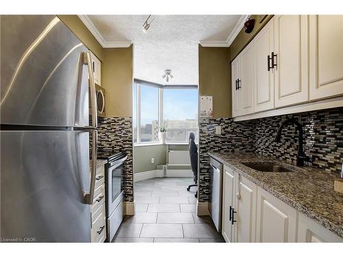 409-3227 King Street E, Kitchener, ON - Indoor Photo Showing Kitchen With Upgraded Kitchen