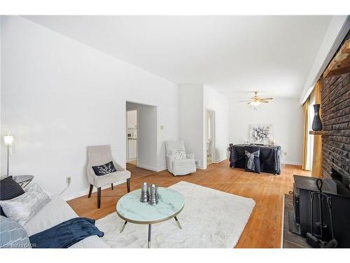 128 Hillcrest Drive, Whitby, ON - Indoor Photo Showing Living Room With Fireplace