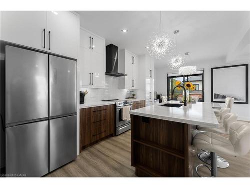 14 Willowbrook Drive, Welland, ON - Indoor Photo Showing Kitchen With Stainless Steel Kitchen With Upgraded Kitchen