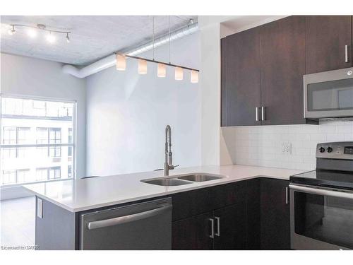 506-1 Victoria Street S, Kitchener, ON - Indoor Photo Showing Kitchen With Double Sink