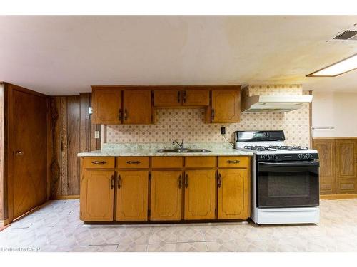 205 Markham Street, Toronto, ON - Indoor Photo Showing Kitchen With Double Sink