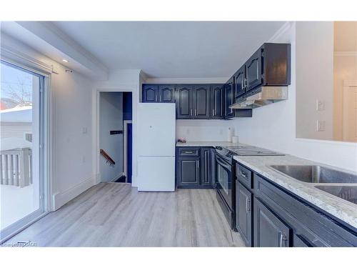 88 Wellington Street N, Kitchener, ON - Indoor Photo Showing Kitchen With Double Sink