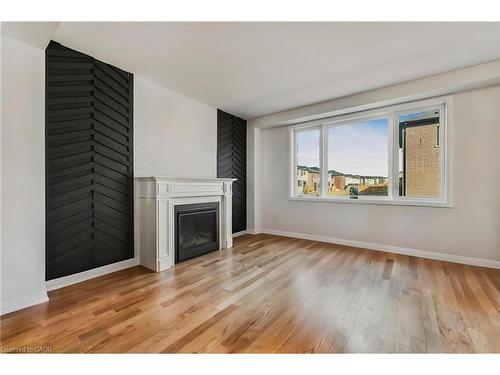 1403 Upper Thames Drive, Woodstock, ON - Indoor Photo Showing Living Room With Fireplace