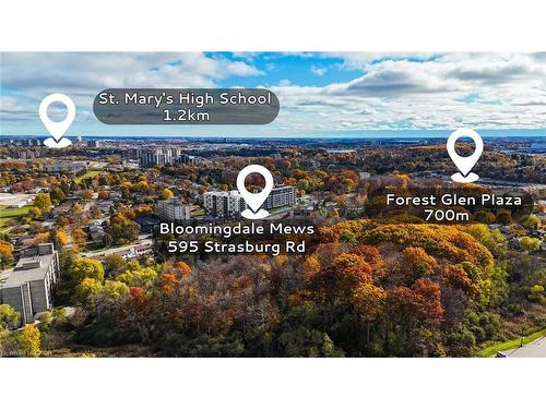 809-595 Strasburg Road, Kitchener, ON - Outdoor With View