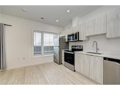212-408 Dundas Street S, Cambridge, ON - Indoor Photo Showing Kitchen With Stainless Steel Kitchen