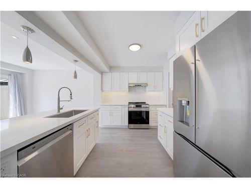 244 Ellen Davidson Drive, Oakville, ON - Indoor Photo Showing Kitchen With Stainless Steel Kitchen With Upgraded Kitchen
