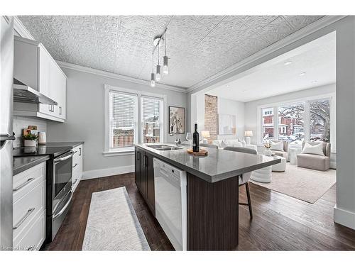 11 Heins Avenue, Kitchener, ON - Indoor Photo Showing Kitchen With Double Sink