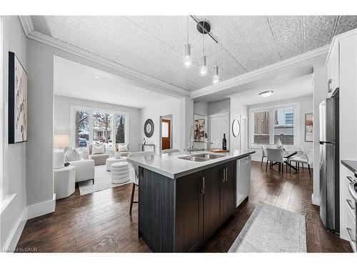 11 Heins Avenue, Kitchener, ON - Indoor Photo Showing Kitchen With Double Sink