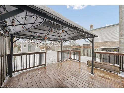 23 Tamvale Crescent, Kitchener, ON - Outdoor With Deck Patio Veranda With Exterior