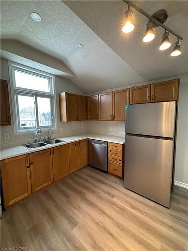 147 Activa Avenue, Kitchener, ON - Indoor Photo Showing Kitchen With Double Sink