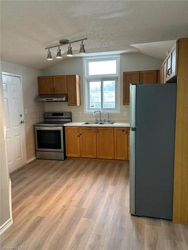 147 Activa Avenue, Kitchener, ON - Indoor Photo Showing Kitchen With Double Sink