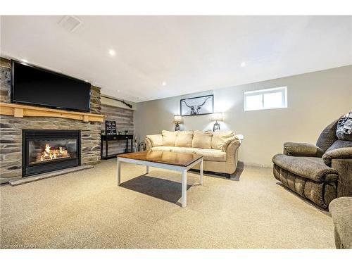 1320 Bunnell Drive, Burlington, ON - Indoor Photo Showing Other Room With Fireplace