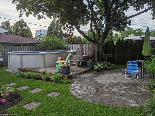 22 Redwing Road, Hamilton, ON - Outdoor With Above Ground Pool