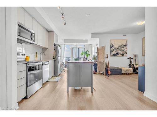 412-859 The Queensway, Toronto, ON - Indoor Photo Showing Kitchen With Stainless Steel Kitchen